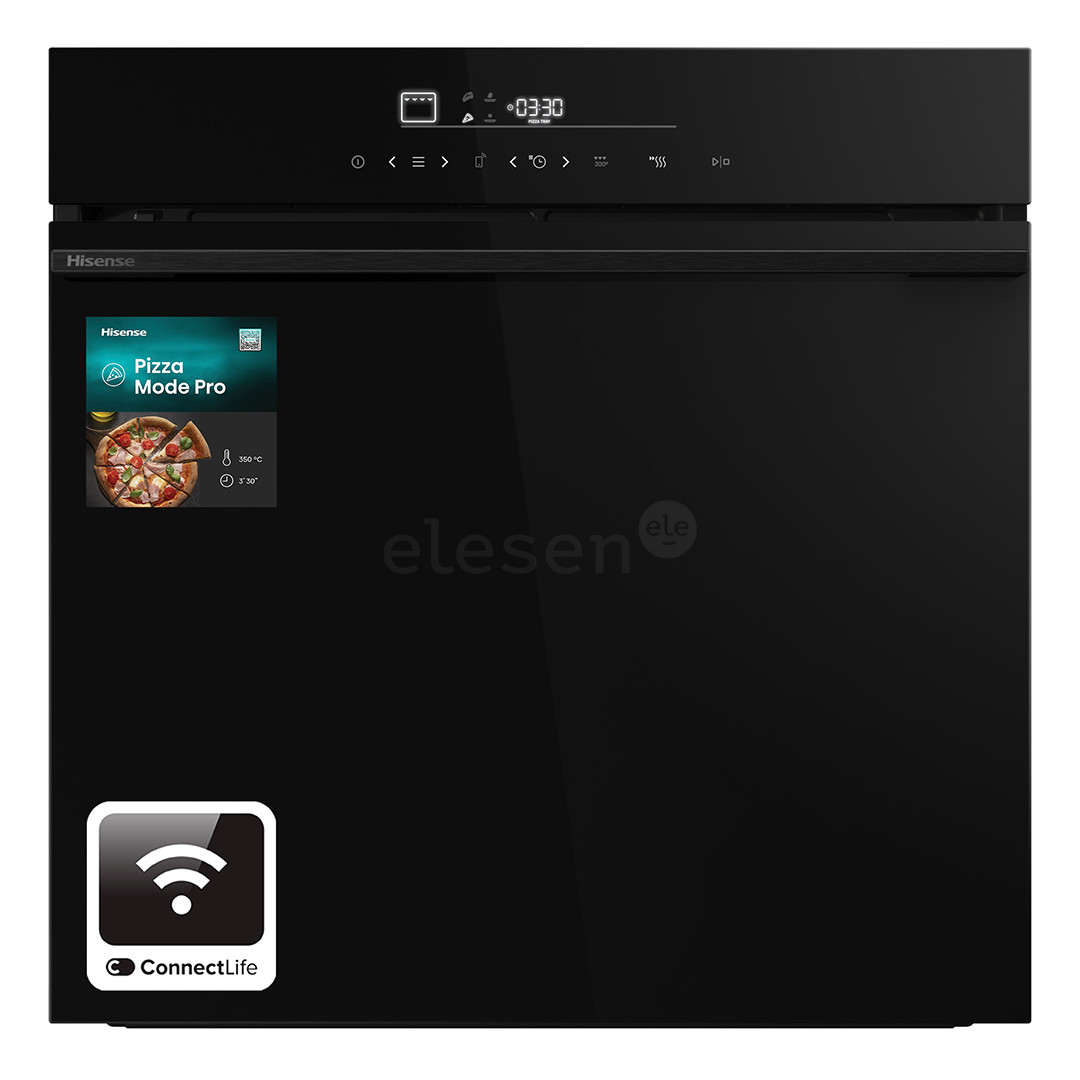 Hisense, 77 L, pirolizė, juoda - Įmontuojama orkaitė