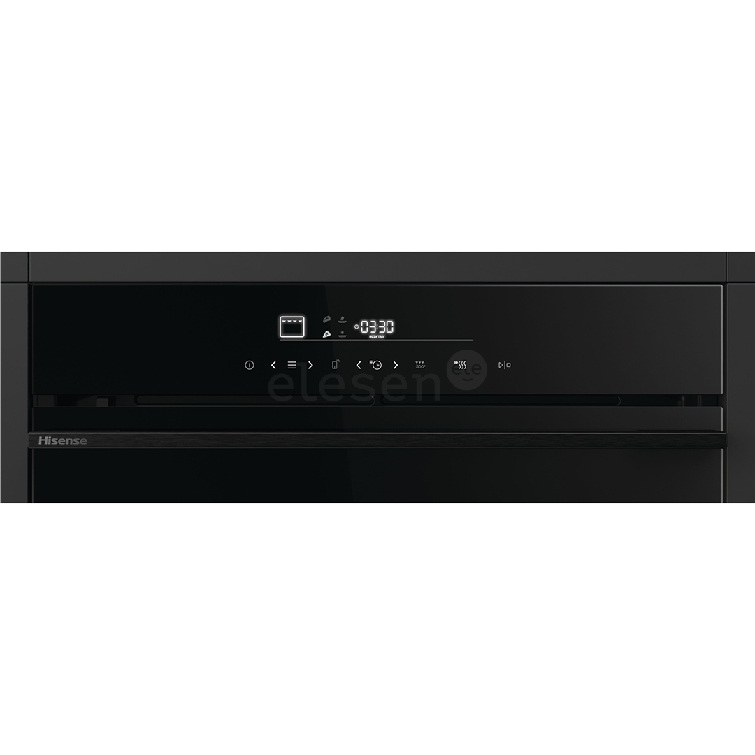 Hisense, 77 л, пиролитическая очистка, черный - Интегрируемый духовой шкаф