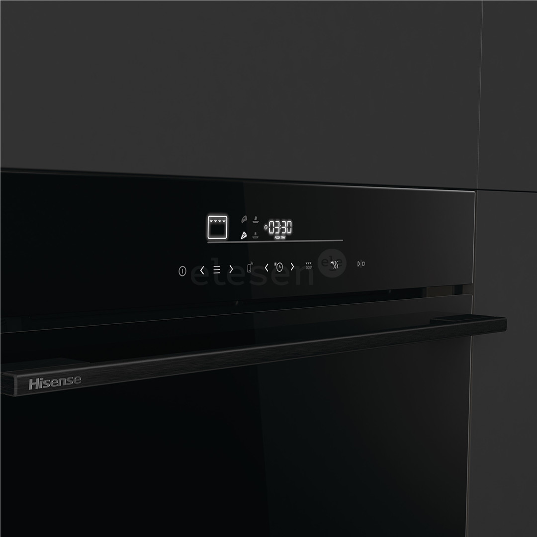 Hisense, 77 L, pirolizė, juoda - Įmontuojama orkaitė