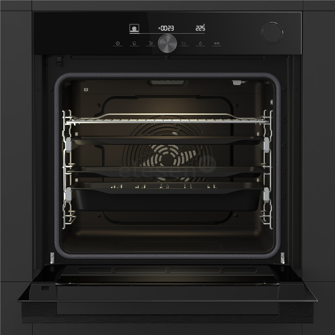 Hisense, 77 L, pirolizė, juoda - Įmontuojama orkaitė