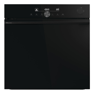 Hisense, 77 л, пиролитическая очистка, черный - Интегрируемый духовой шкаф BSA6633PBG8