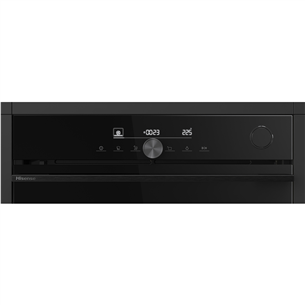 Hisense, 77 л, пиролитическая очистка, черный - Интегрируемый духовой шкаф