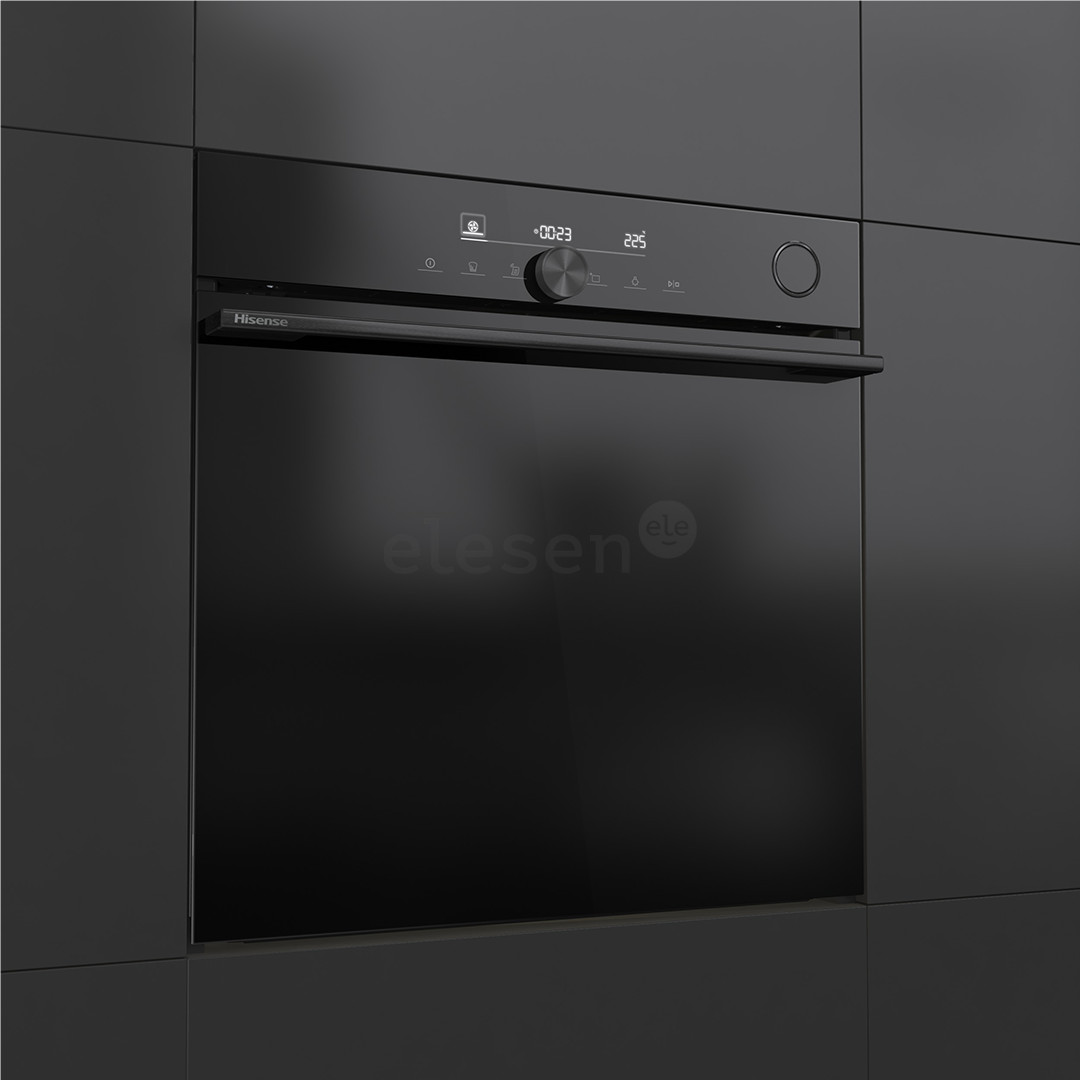 Hisense, 77 L, pirolizė, juoda - Įmontuojama orkaitė