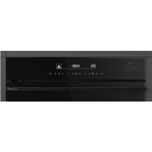 Hisense, 77 л, пиролитическая очистка, черный - Интегрируемый духовой шкаф