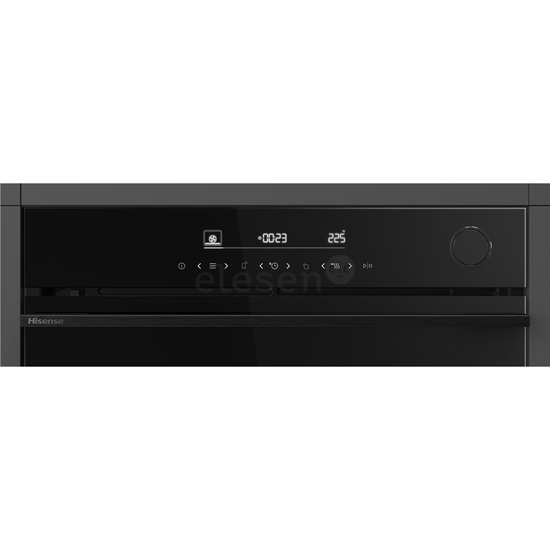 Hisense, 77 л, пиролитическая очистка, черный - Интегрируемый духовой шкаф