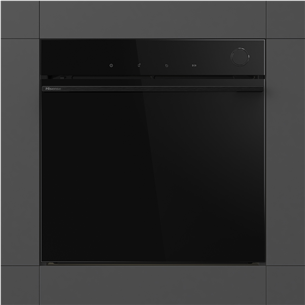 Hisense, 77 л, пиролитическая очистка, черный - Интегрируемый духовой шкаф
