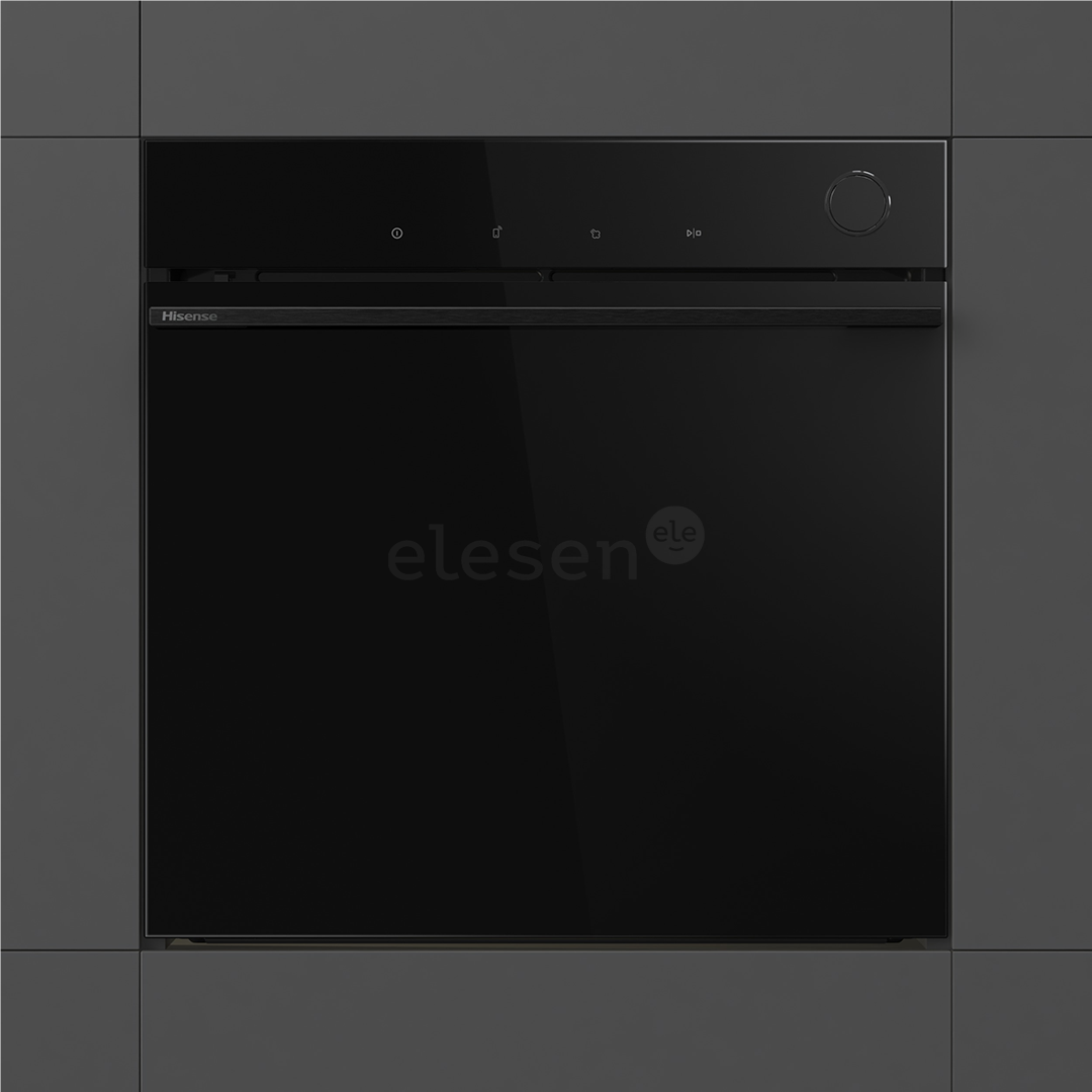 Hisense, 77 л, пиролитическая очистка, черный - Интегрируемый духовой шкаф