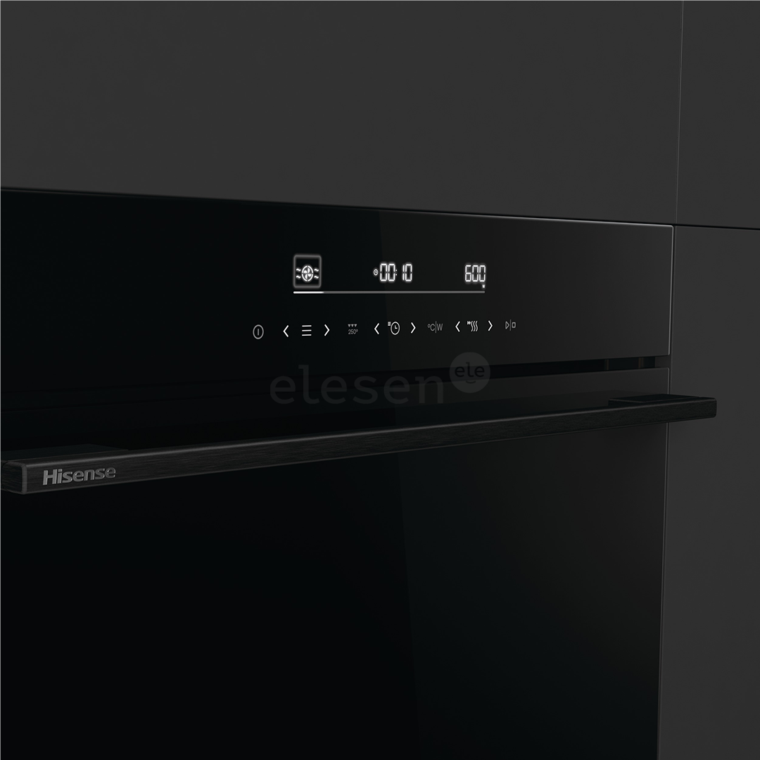 Hisense, 50 L, juoda - Įmontuojama orkaitė su mikrobangų krosnelės funkcija
