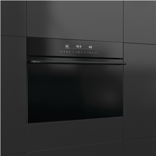 Hisense, 50 L, juoda - Įmontuojama orkaitė su mikrobangų krosnelės funkcija