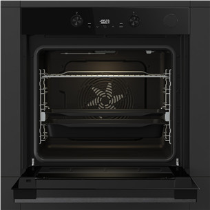 Hisense, 77 L, Steam Add Plus, juoda - Įmontuojama orkaitė