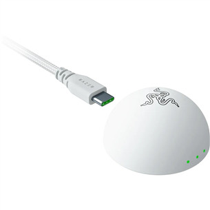 Razer DeathAdder V4 Pro, balta - Belaidė pelė