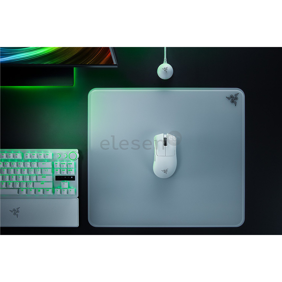 Razer DeathAdder V4 Pro, balta - Belaidė pelė