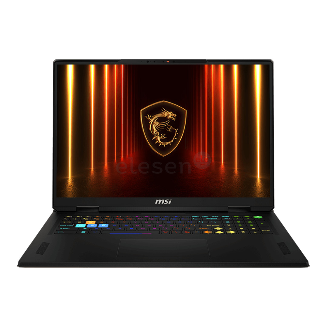 MSI Vector 18 HX, 18'', QHD+, 240 Hz, Ultra 9, 32 GB, 2 TB, RTX 5090, ENG, pilkas - Nešiojamasis kompiuteris