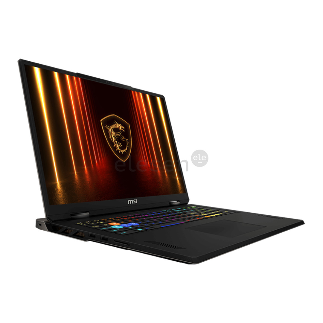 MSI Vector 18 HX, 18'', QHD+, 240 Hz, Ultra 9, 32 GB, 2 TB, RTX 5090, ENG, pilkas - Nešiojamasis kompiuteris