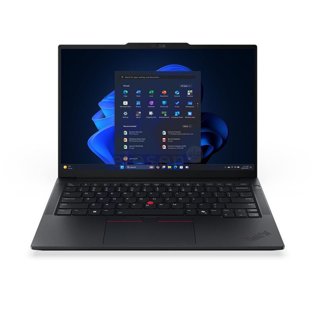 Lenovo ThinkPad E14 Gen 7, 14'', WUXGA, Ryzen 5, 16 GB, 512 GB, W11P, ENG, juodas - Nešiojamasis kompiuteris