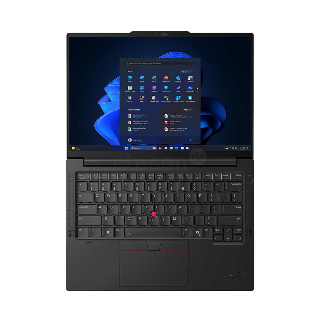 Lenovo ThinkPad E14 Gen 7, 14'', WUXGA, Ryzen 5, 16 GB, 512 GB, W11P, ENG, juodas - Nešiojamasis kompiuteris