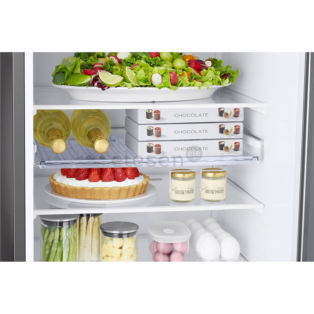 Samsung BeSpoke, aukštis 203 cm, 390 L, juodas - Šaldytuvas