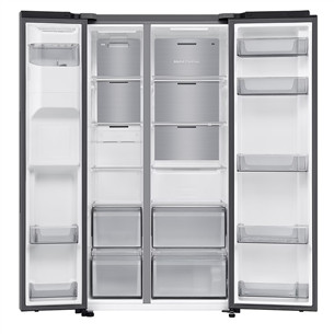 Samsung Bespoke AI, NoFrost, 640 L, aukštis 179 cm, sidabro spalvos - SBS Šaldytuvas