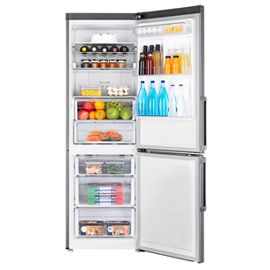 Samsung, NoFrost, aukštis 185 cm, 339 L, sidabro spalvos - Šaldytuvas