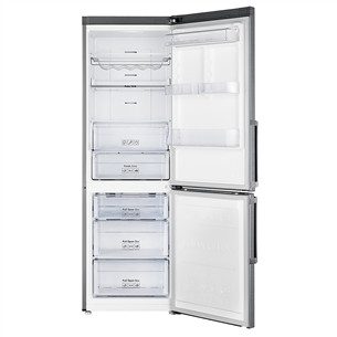 Samsung, NoFrost, aukštis 185 cm, 339 L, sidabro spalvos - Šaldytuvas