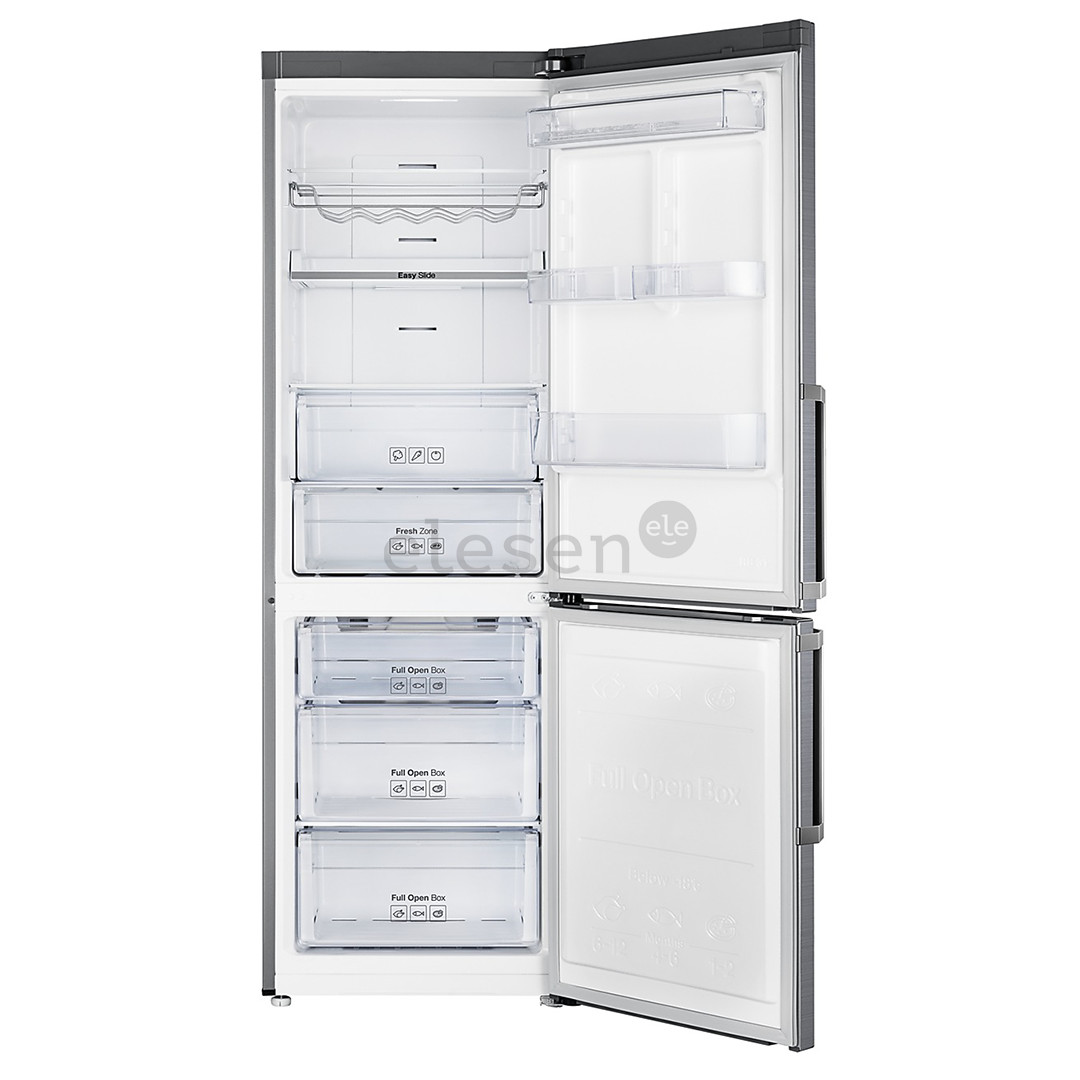 Samsung, NoFrost, aukštis 185 cm, 339 L, sidabro spalvos - Šaldytuvas