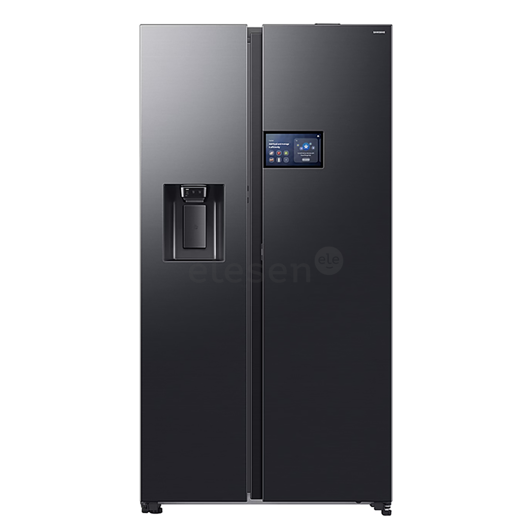 Samsung Bespoke AI Home, NoFrost, 621 L, aukštis 179 cm, juodas - SBS Šaldytuvas
