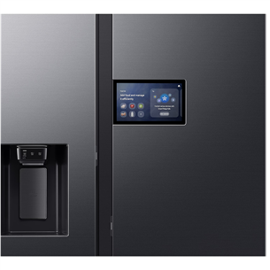 Samsung Bespoke AI Home, NoFrost, 621 L, aukštis 179 cm, juodas - SBS Šaldytuvas
