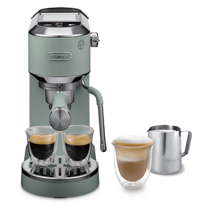 DeLonghi Dedica Duo, žalias - Rankinis kavos aparatas EC890.GR