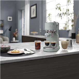 DeLonghi Dedica Duo, green - Manual espresso machine