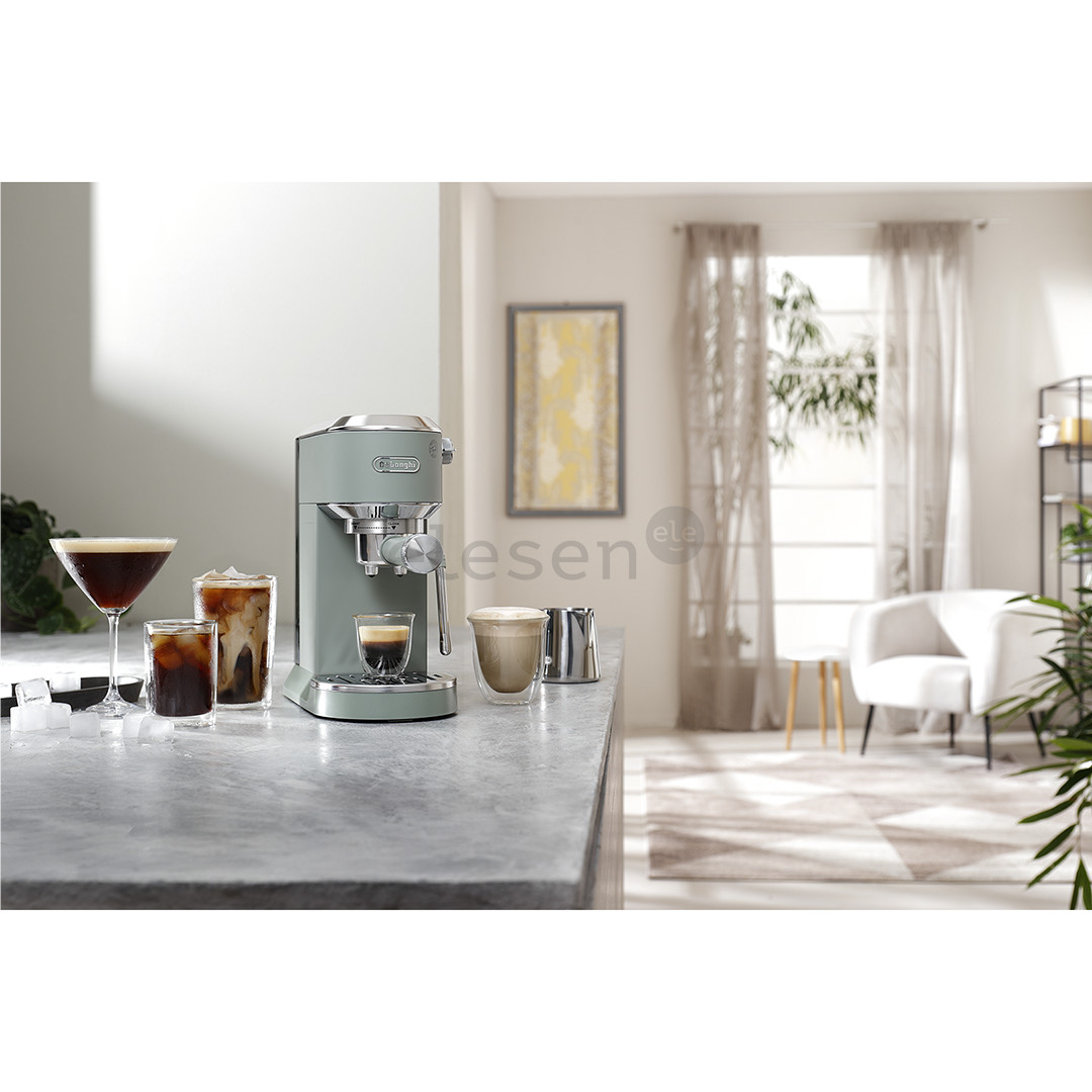 DeLonghi Dedica Duo, žalias - Rankinis kavos aparatas