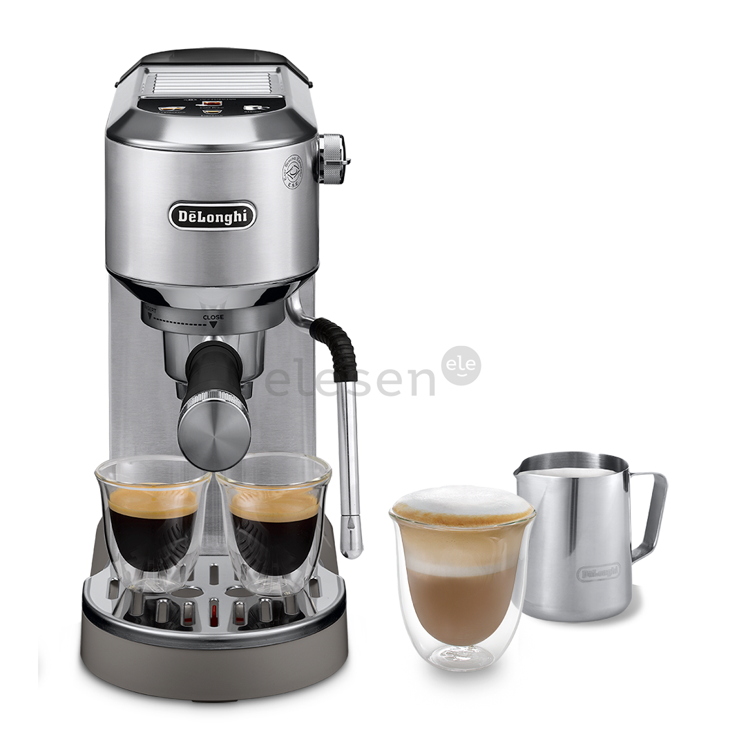 DeLonghi Dedica Duo, silver - Manual espresso machine