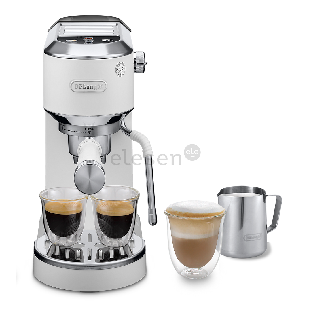 DeLonghi Dedica Duo, white - Manual espresso machine