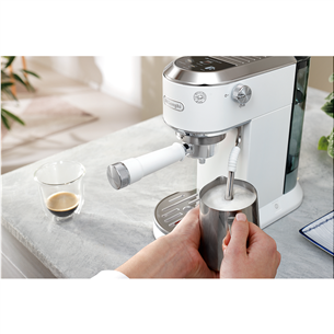 DeLonghi Dedica Duo, white - Manual espresso machine