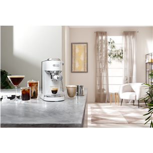 DeLonghi Dedica Duo, white - Manual espresso machine