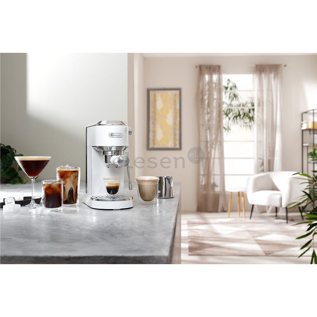 DeLonghi Dedica Duo, baltas - Rankinis kavos aparatas