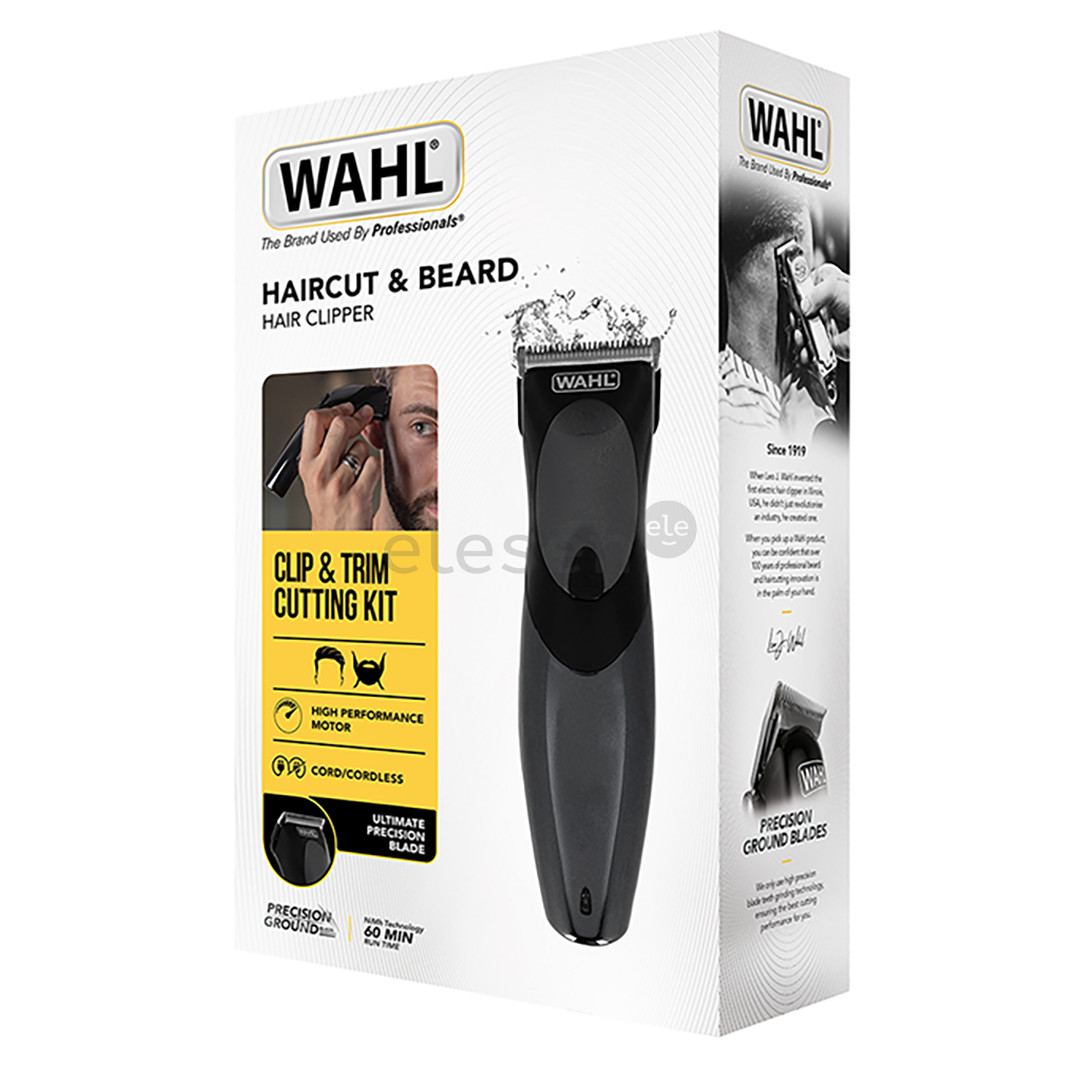 Wahl Haircut & Beard, черный - Машинка для стрижки волос