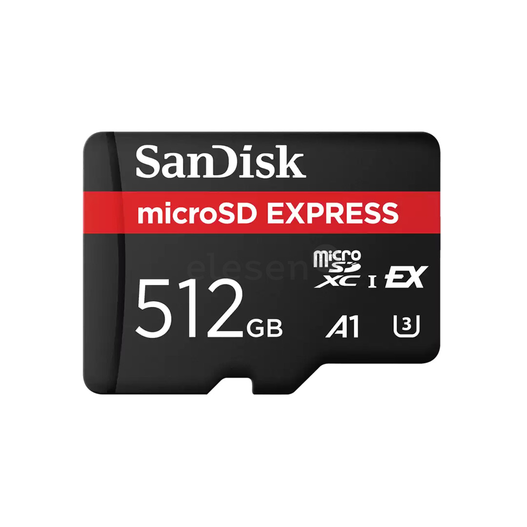 SanDisk microSD Express, 512 GB, juoda - Atminties kortelė