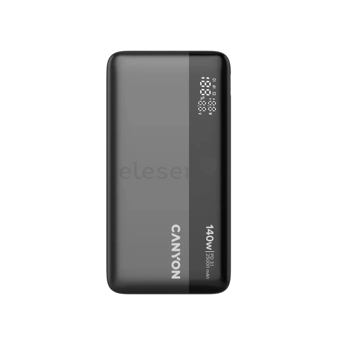 Canyon OnPower 240, 25000 mAh, dark gray - Power bank