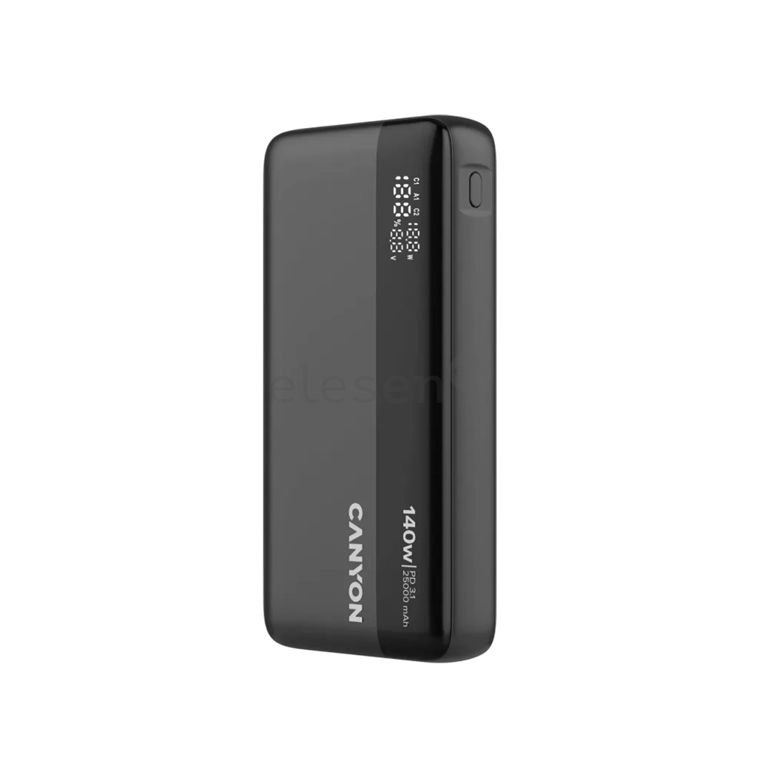 Canyon OnPower 240, 25000 mAh, dark gray - Power bank