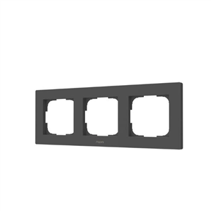 Aqara Switch Frame H2 EU, 3-gang, gray - Switch frame