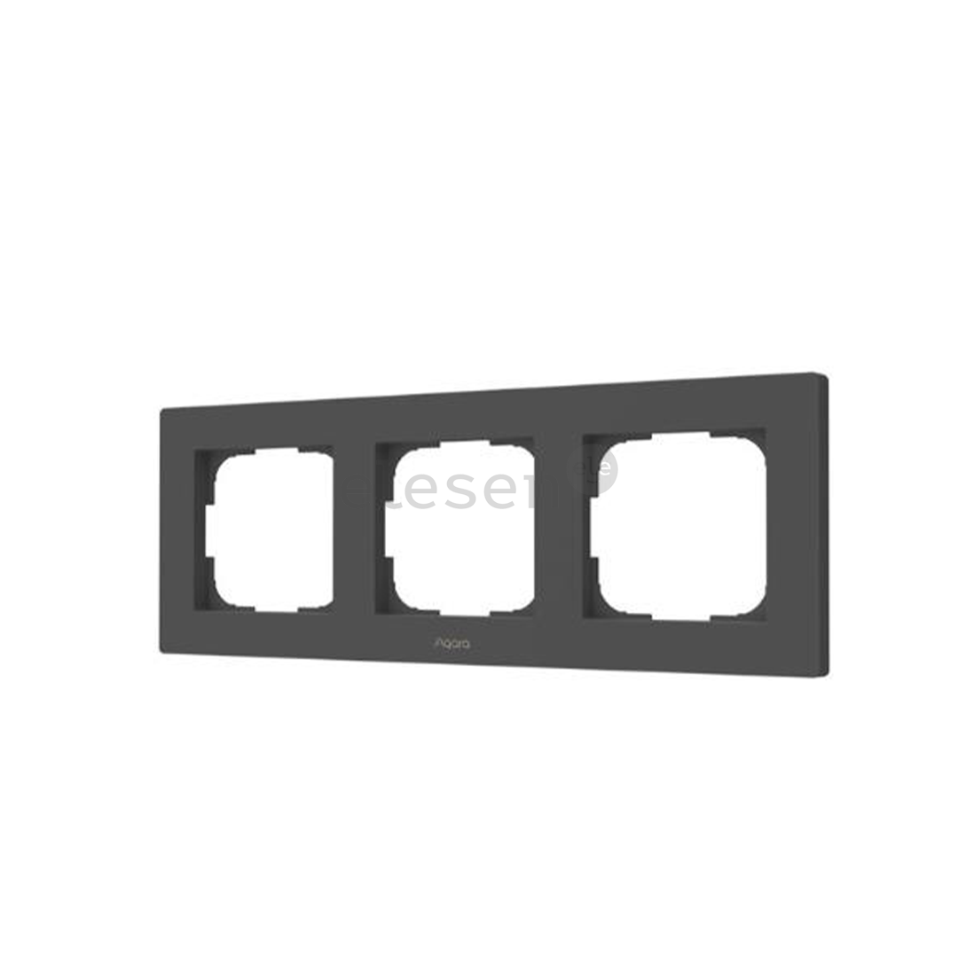 Aqara Switch Frame H2 EU, 3-gang, gray - Switch frame