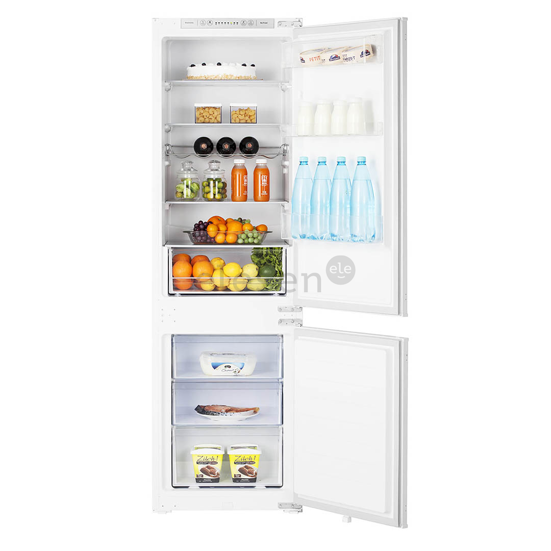 Hisense, NoFrost, 246 L, aukštis 178 cm - Įmontuojamas šaldytuvas