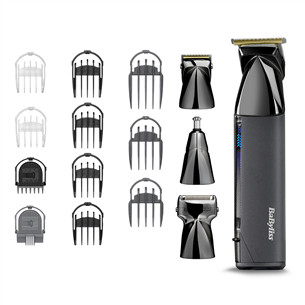 BaByliss Super-X Metal, 15 in 1, juodas - Kūno skustuvas MT991E