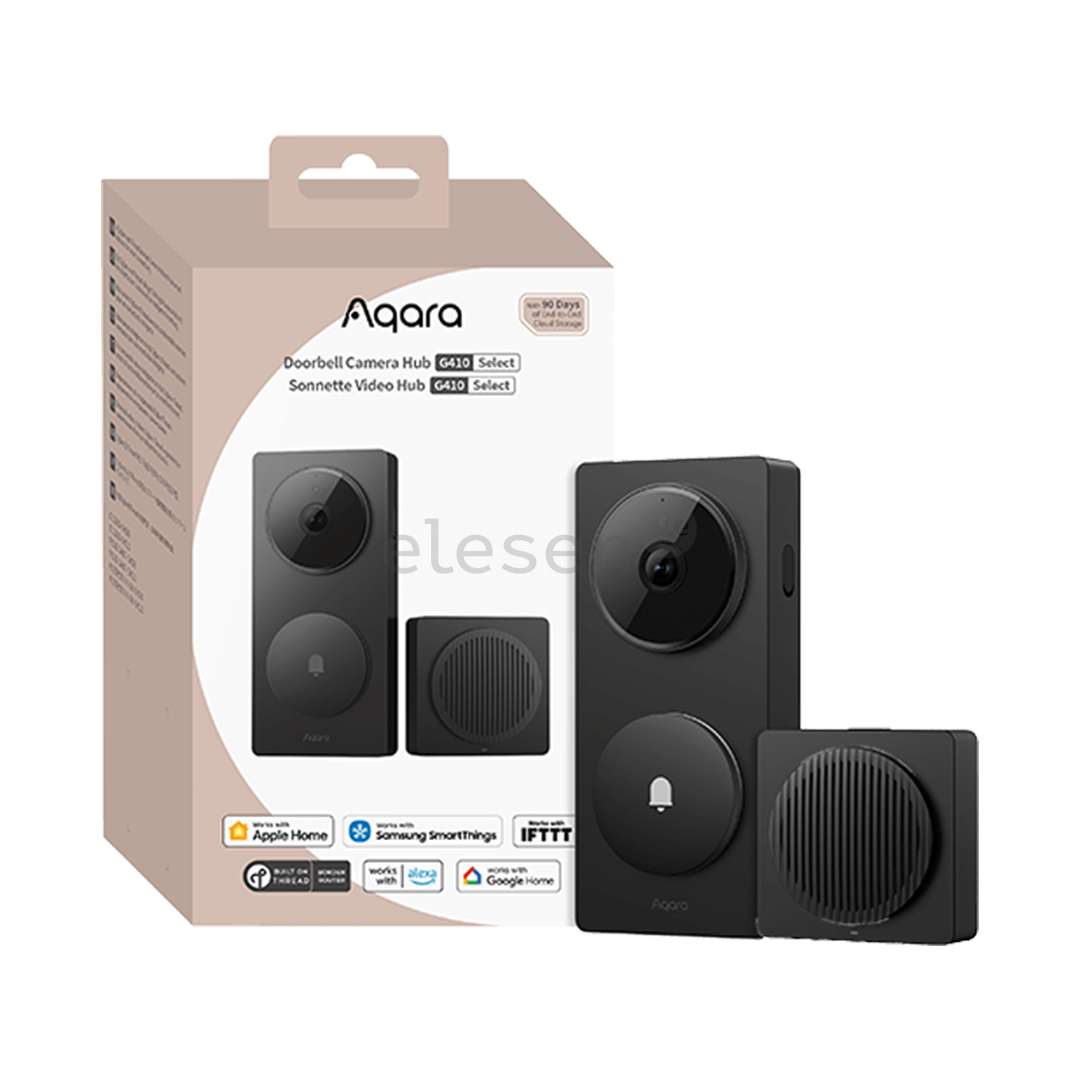 Aqara Doorbell Camera Hub G410, black - Smart home doorbell