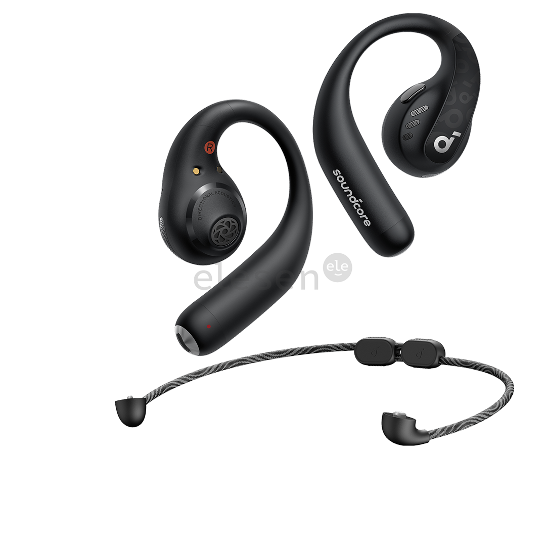 Soundcore AeroFit Pro, черный - Беспроводные спортивные наушники
