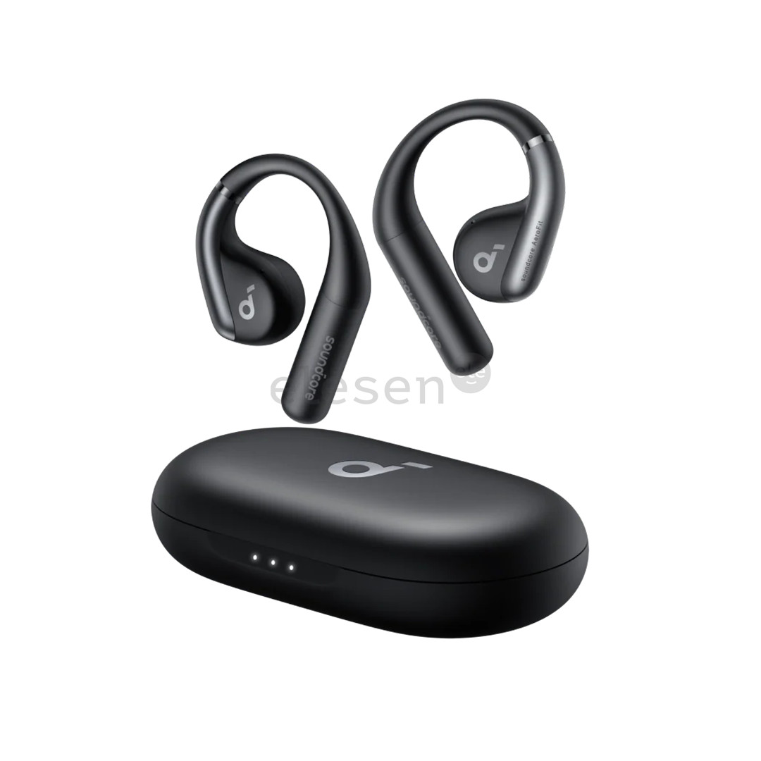 Soundcore AeroFit Pro, juodos - Belaidės ausinės