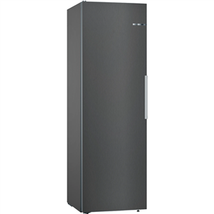 Bosch Series 4, aukštis 186 cm, 346 L, juodas - Šaldytuvas KSV36VXDP