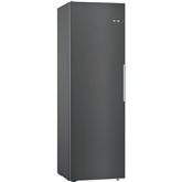 Bosch Series 4, aukštis 186 cm, 346 L, juodas - Šaldytuvas
