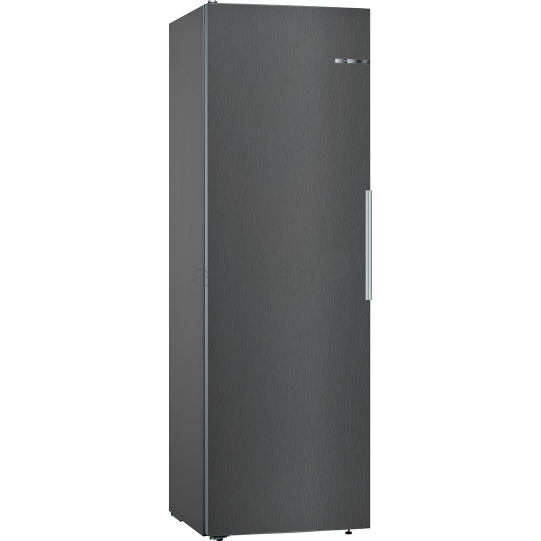 Bosch Series 4, aukštis 186 cm, 346 L, juodas - Šaldytuvas
