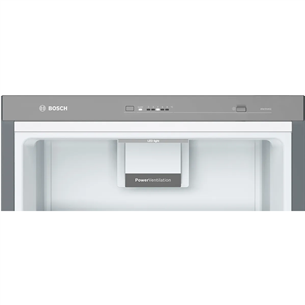 Bosch Series 4, aukštis 186 cm, 346 L, juodas - Šaldytuvas
